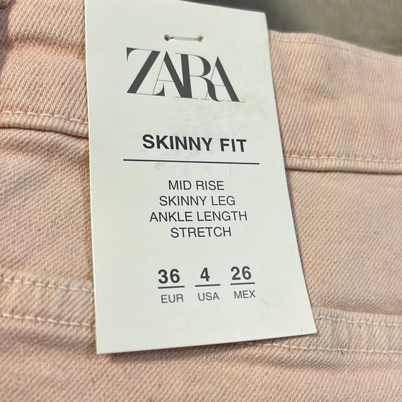 Pink Skinny Fit Jeans - Picture 3 of 6